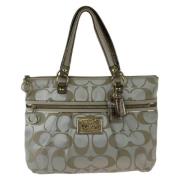 Coach Pre-owned Pre-owned Canvas axelremsvskor Beige, Dam