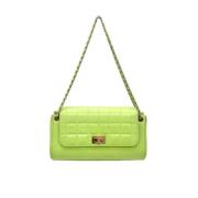 Chanel Vintage Pre-owned Laeder chanel-vskor Green, Dam