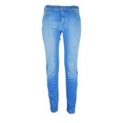 Jacob Cohën Ljusblå Elastisk Denim Jeans Blue, Dam