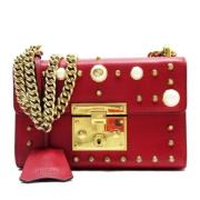 Gucci Vintage Pre-owned Laeder gucci-vskor Red, Dam