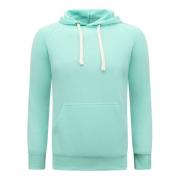 Enos Hoodie Herr - Urban Classic Basic Hoodie Green, Herr