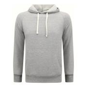 Enos Hoodie Herr - Vanlig klassisk hoodie Gray, Herr