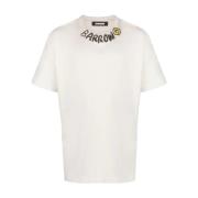 Barrow Logo Print Vit T-shirt White, Herr