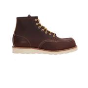 Red Wing Shoes Brun läder snörstövlar Brown, Herr