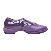 Kiko Kostadinov Läder Slip-On Brogues Purple, Dam