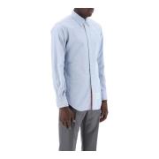 Thom Browne Klassisk passform Oxford skjorta Blue, Herr