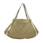 Gucci Vintage Pre-owned Canvas gucci-vskor Brown, Dam