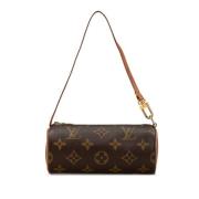 Louis Vuitton Vintage Pre-owned Canvas handvskor Brown, Dam