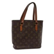 Louis Vuitton Vintage Pre-owned Canvas axelremsvskor Brown, Dam