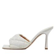 Bottega Veneta Vintage Pre-owned Laeder sandaler White, Dam