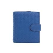 Bottega Veneta Vintage Pre-owned Laeder plnbcker Blue, Dam