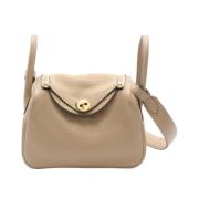 Hermès Vintage Pre-owned Laeder axelremsvskor Beige, Dam