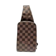 Louis Vuitton Vintage Pre-owned Tyg louis-vuitton-vskor Brown, Dam