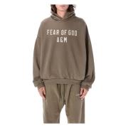 Fear Of God Mysig Fleece Hoodie Green, Herr