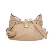 Louis Vuitton Vintage Pre-owned Laeder handvskor Beige, Dam