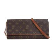 Louis Vuitton Vintage Pre-owned Canvas handvskor Brown, Dam