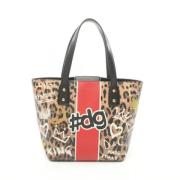 Dolce & Gabbana Pre-owned Pre-owned Canvas totevskor Brown, Dam