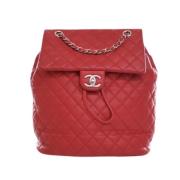 Chanel Vintage Pre-owned Laeder chanel-vskor Red, Dam