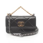 Chanel Vintage Pre-owned Laeder chanel-vskor Black, Dam