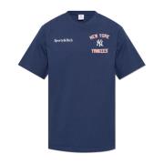 Sporty & Rich T-shirt från 47 & The New York Yankees-kollektionen Blue...