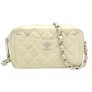 Chanel Vintage Pre-owned Laeder chanel-vskor White, Dam