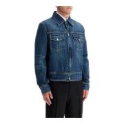 Our Legacy Vintage Denim Trucker Jacket Blue, Herr