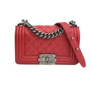 Chanel Vintage Pre-owned Laeder chanel-vskor Red, Dam