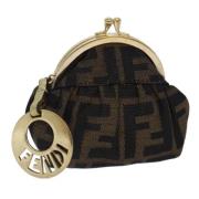 Fendi Vintage Pre-owned Canvas plnbcker Brown, Dam