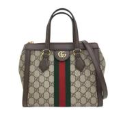 Gucci Vintage Pre-owned Canvas gucci-vskor Brown, Dam