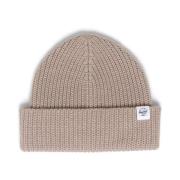 Herschel Beige Bomull Watch Cap Beanie Beige, Herr