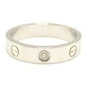 Cartier Vintage Pre-owned Vitt guld ringar Gray, Dam