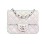 Chanel Vintage Pre-owned Laeder handvskor White, Dam