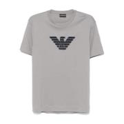 Emporio Armani Grå Bomull Jersey Crew Neck T-shirt Gray, Herr