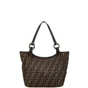 Fendi Vintage Pre-owned Canvas fendi-vskor Brown, Dam