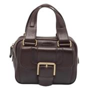 Burberry Vintage Pre-owned Laeder handvskor Brown, Dam