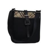 Burberry Vintage Pre-owned Nylon axelremsvskor Black, Dam