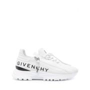 Givenchy Vita Sneakers Logo Print Rund Tå White, Dam