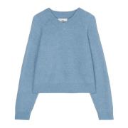 Marc O'Polo Cropped sweater Blue, Dam