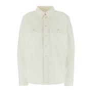 Jil Sander Stiliga Skjortor Samling Beige, Dam