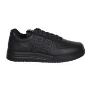 Givenchy Svarta Sneakers med 4G-Logga Black, Herr