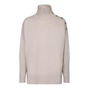 Kujten Beige Sweater Aw24 Beige, Dam