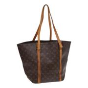 Louis Vuitton Vintage Pre-owned Canvas axelremsvskor Brown, Dam