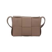 Bottega Veneta Vintage Pre-owned Laeder crossbodyvskor Brown, Dam