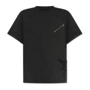 MM6 Maison Margiela T-shirt med ficka Black, Dam