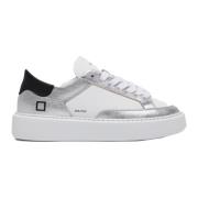 D.a.t.e. Vita Sneakers med Lärdetaljer White, Dam