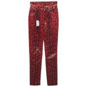 Dolce & Gabbana Pre-owned Pre-owned Denim jeans Red, Dam