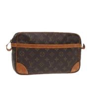 Louis Vuitton Vintage Pre-owned Canvas kuvertvskor Brown, Dam