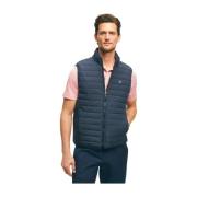 Brooks Brothers Puffer Vest Blue, Herr