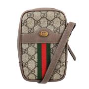 Gucci Vintage Pre-owned Tyg gucci-vskor Brown, Dam