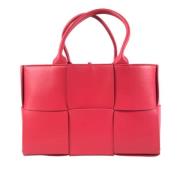 Bottega Veneta Vintage Pre-owned Laeder totevskor Pink, Dam